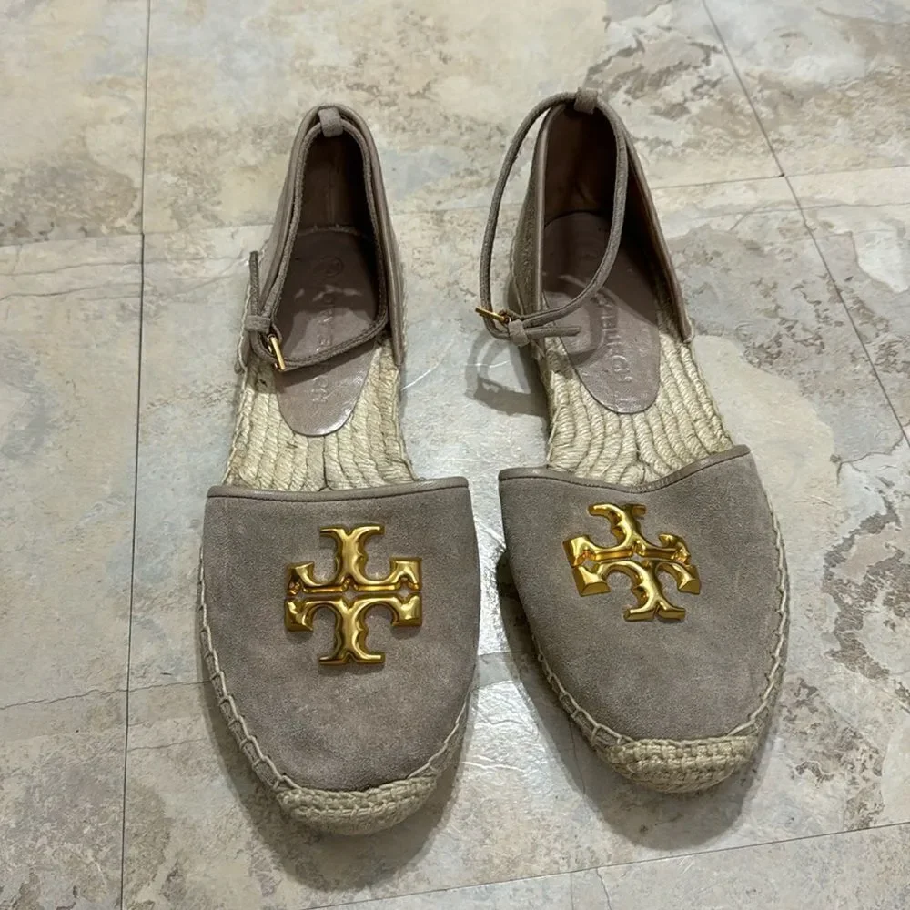 Tory Burch Eleanor D’Orsay Espadrille  Size 8